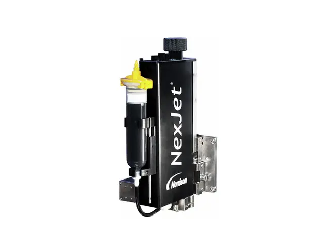 ASYMTEK NexJet NJ-8 Jet Doseerimissüsteem ReadiSeti pihustuskassettidega.